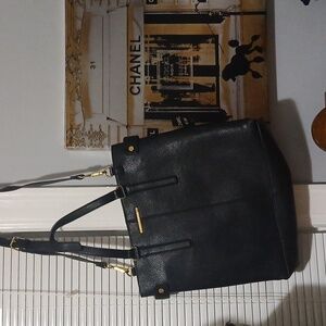 Black Steven MADDEN Leather Tote Bag